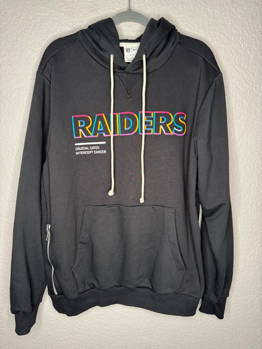 Nike Las Vegas Raiders Crucial Catch Sideline Standard Issue Hoodie XL NFL - Picture 2 of 7